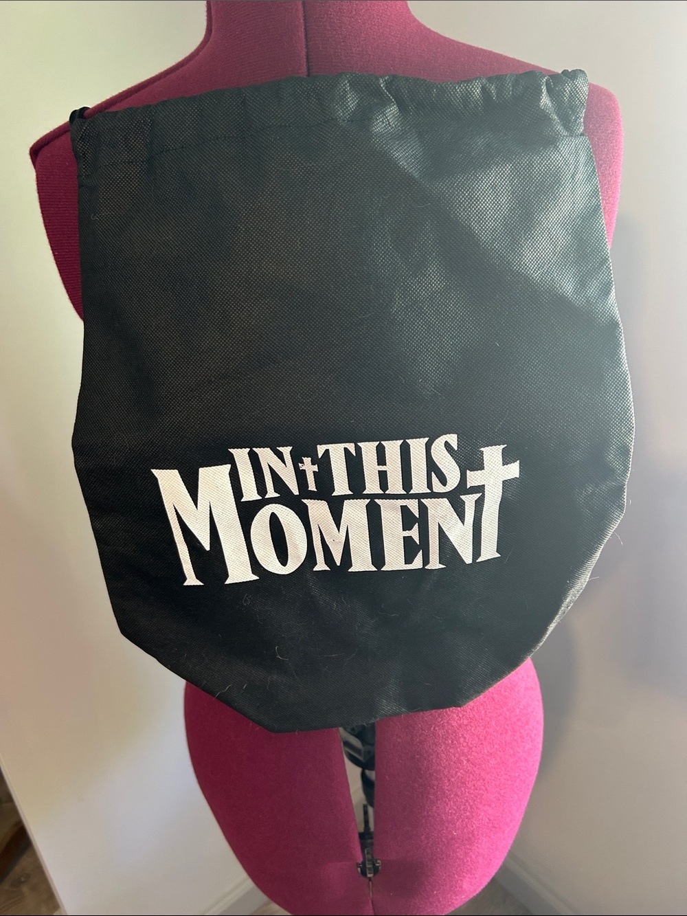In This Moment Black Drawstring Backpack - Band Logo
